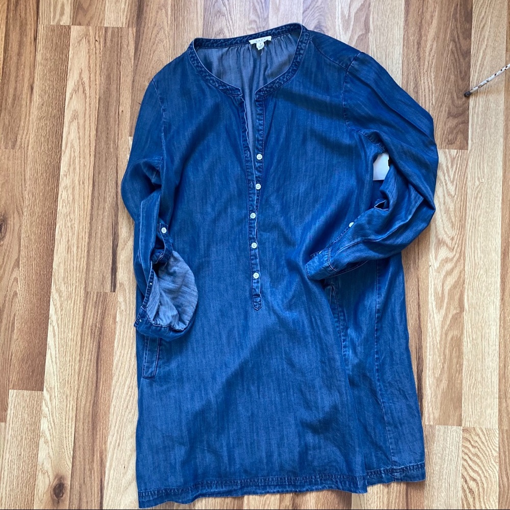 MOVING SALE • Soft Joie Blue Button Down Dress S